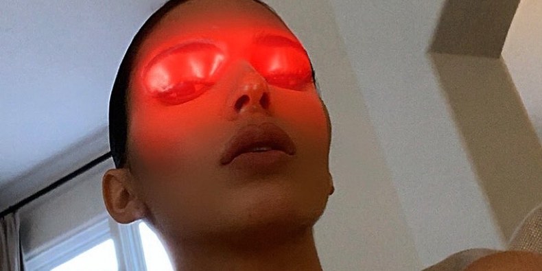 The Weirdest Celebrity Instagrams of the Week, From Kendall Jenner's Laser Eyes to Gillian Anderson's Phallus